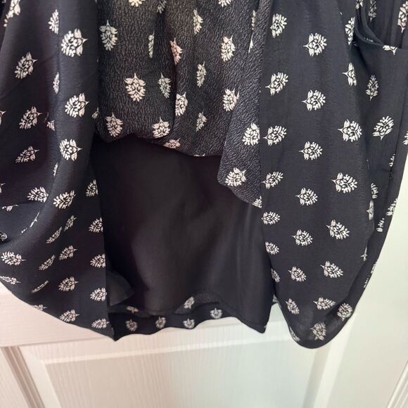 Garnet Hill Black Pocket Detail Drop Waist Shift Dress Women’s Size 8 - Picture 10 of 13